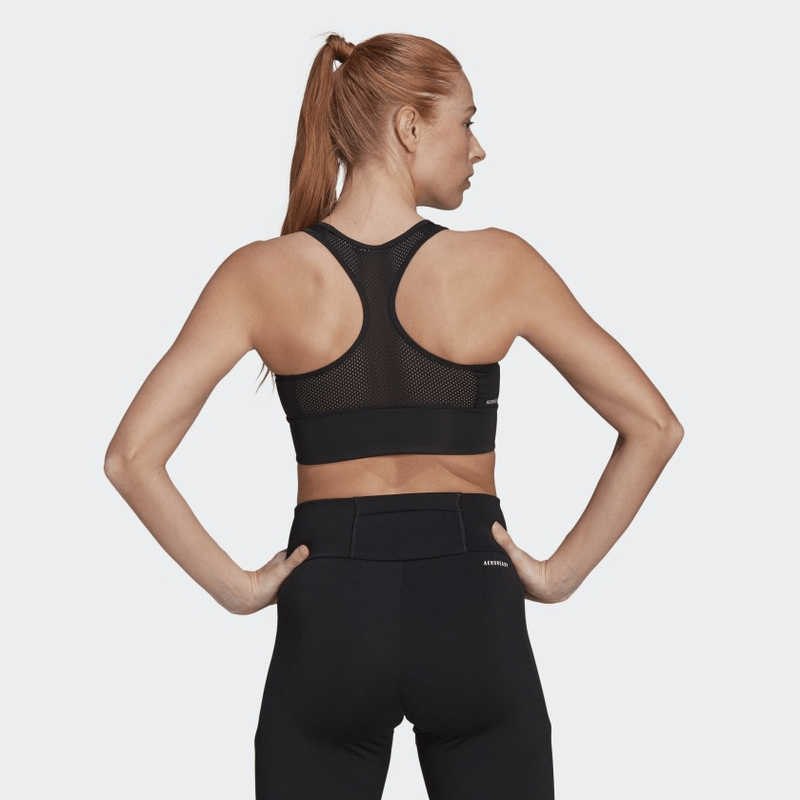 Adidas aeroready designed 2 move leopard print bra top gl3827-null