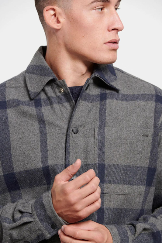 Funkybuddha checked overshirt-null