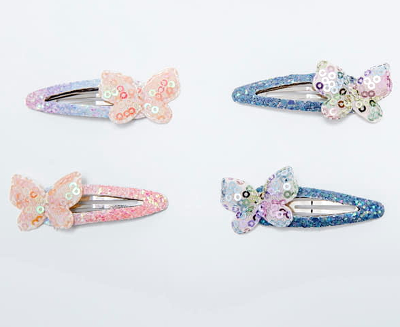 Child clips with butterfly image number null