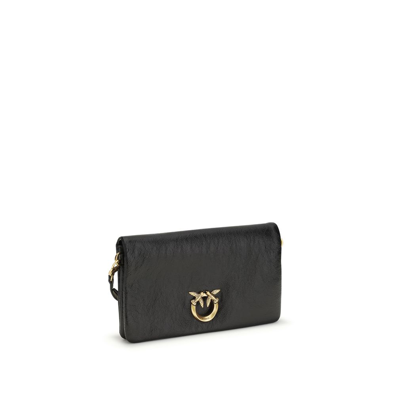 Black calf leather bos taurus shoulder bag-null