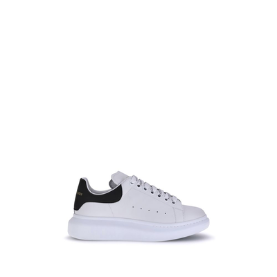 White calf leather bos taurus platform sneakers, White, medium