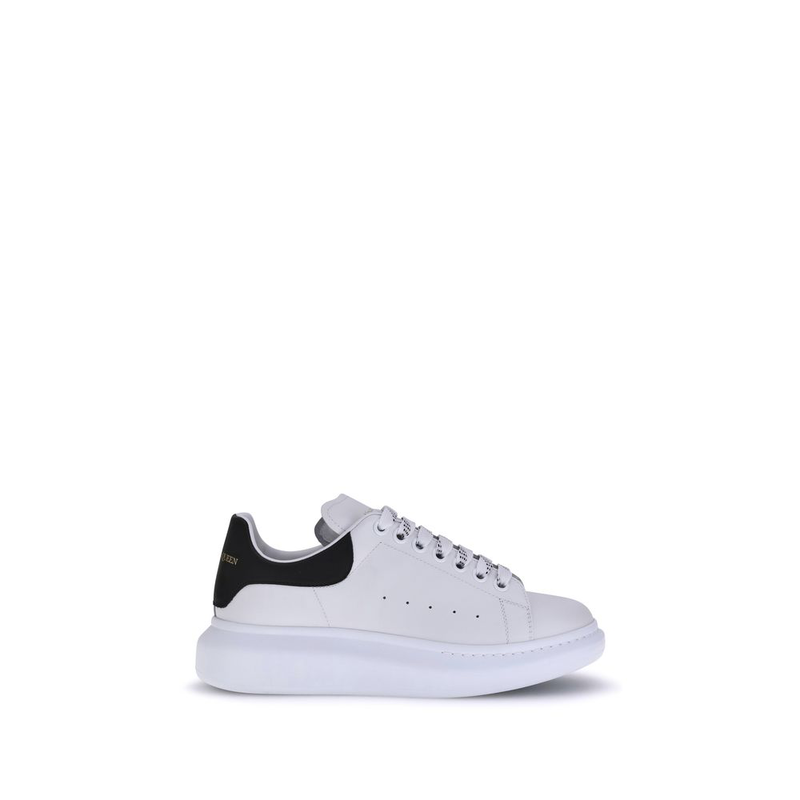 White calf leather bos taurus platform sneakers-null