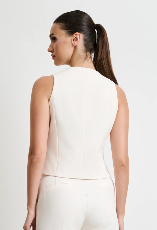 Vest by desiree - l , cream-null