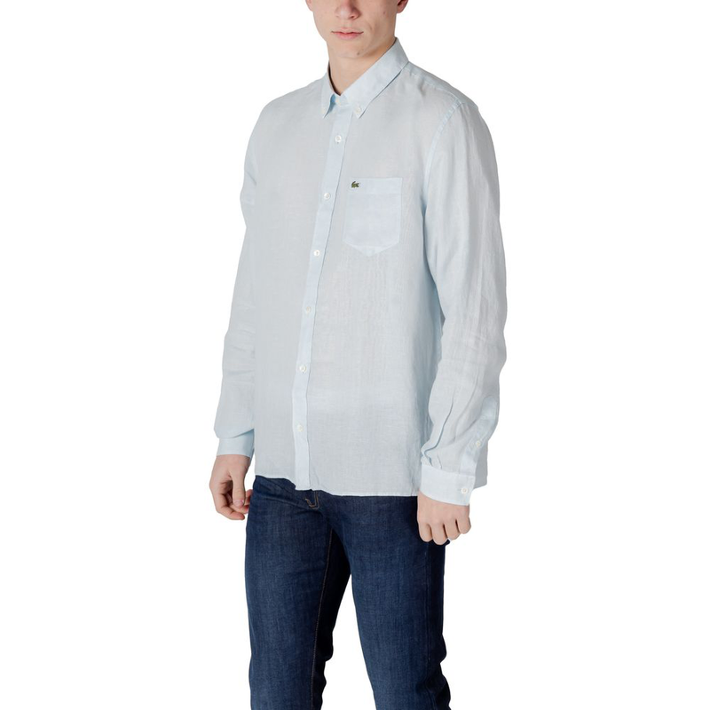 Blue linen shirt-null