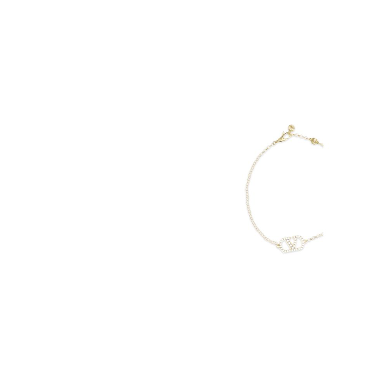 Gold metal bracelet-null