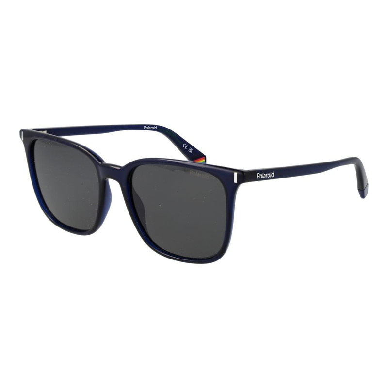 Blue plastic sunglasses-null