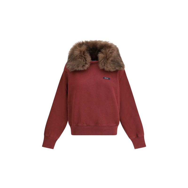 Bordeaux cotton sweatshirt-null
