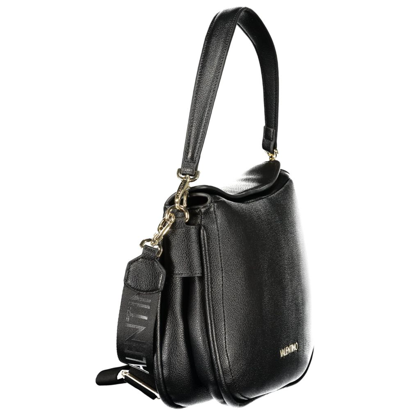Black polyethylene handbag-null