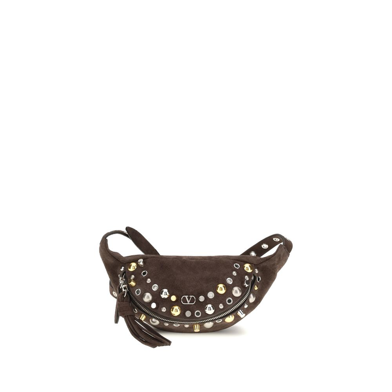 Brown calf leather bos taurus shoulder bag-null