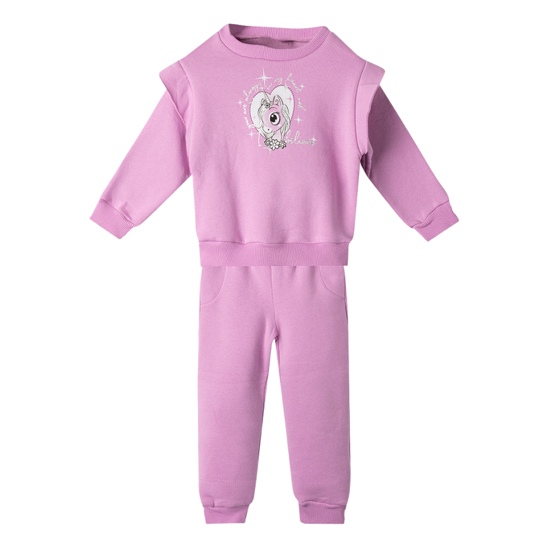 Nek kids wear kids girls tracksuit set pink 133425-100-null