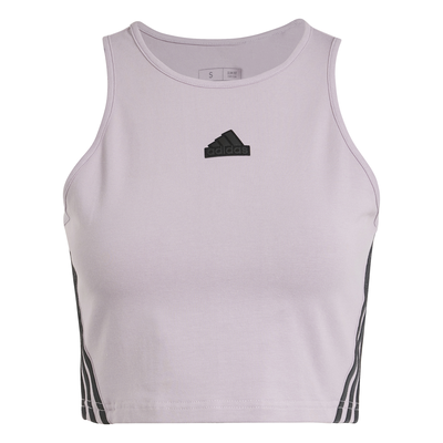 Adidas women future icons 3-stripes tank top (is3636), Preloved Fig, medium