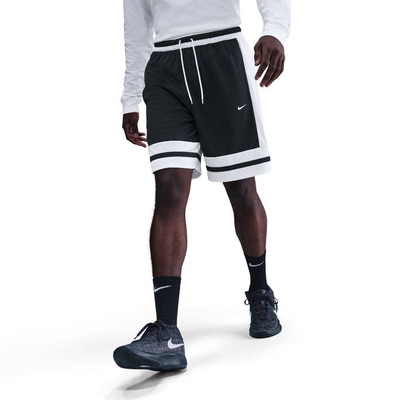 Tech-fleece classic 21 cm basketball short, Black / White, medium