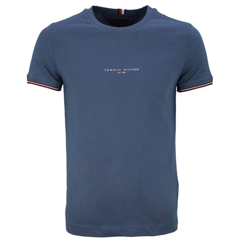 Tommy logo tipped tee - tommy hilfiger-null