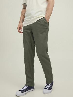 Jack&jones jpstkane jjlinen jogger akm dusty olive, Dusty Olive, medium