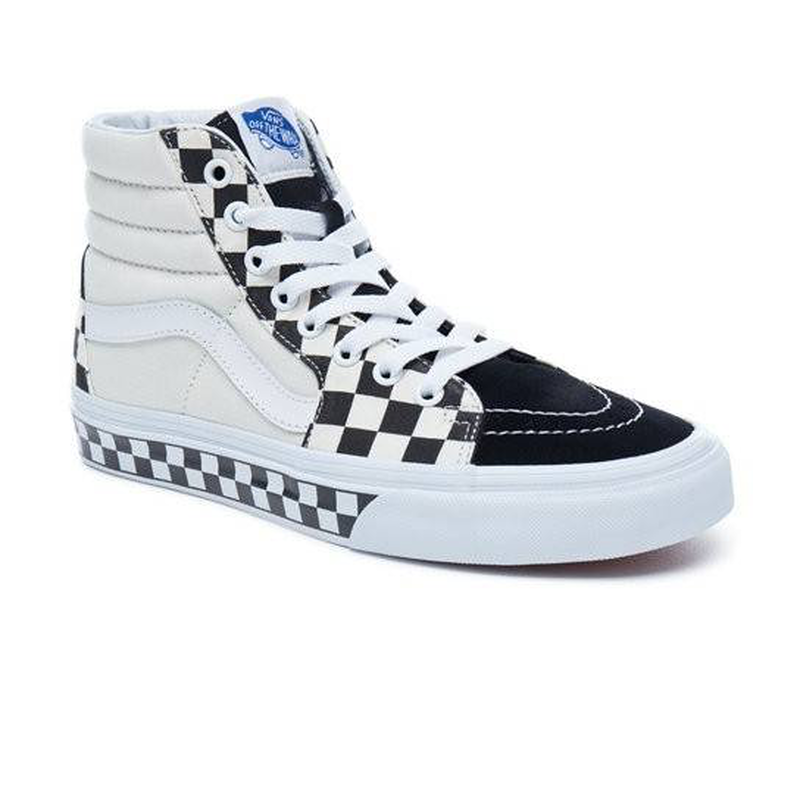 Vans sk8-hi checkered sidewalk image number null