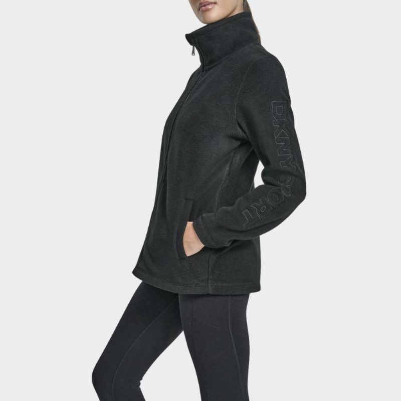 Dkny logo zip hoodie-null