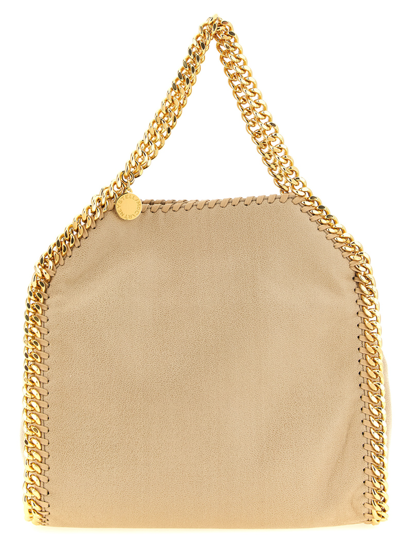 Beige polyester shoulder bag-null