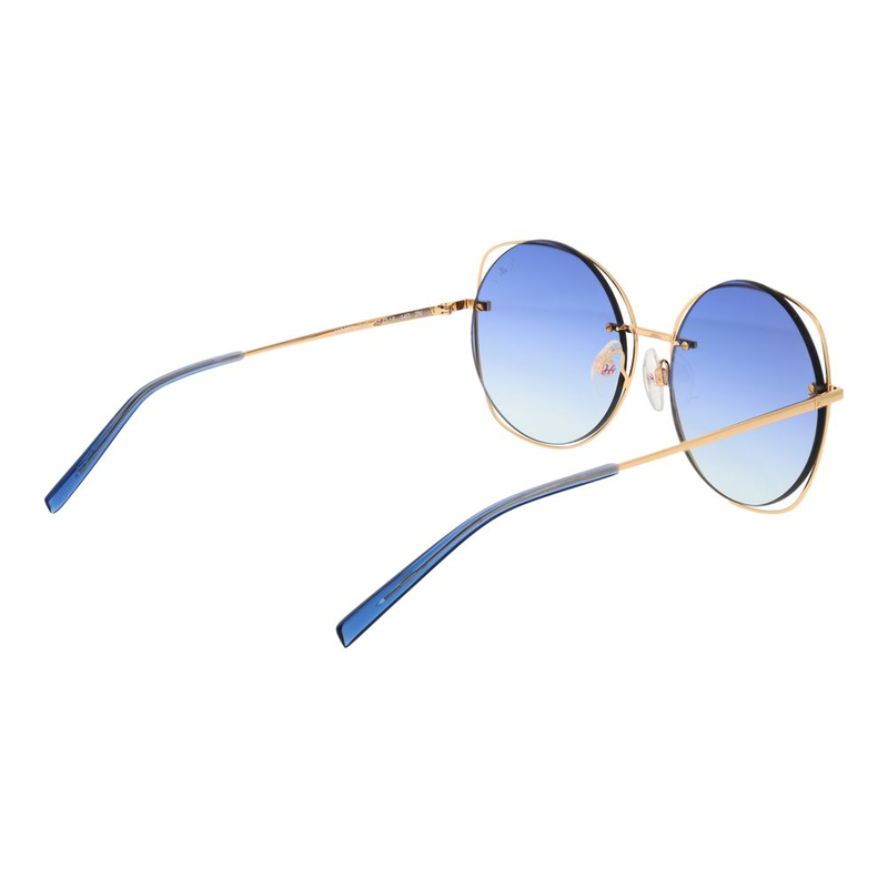 Gold metal sunglasses-null