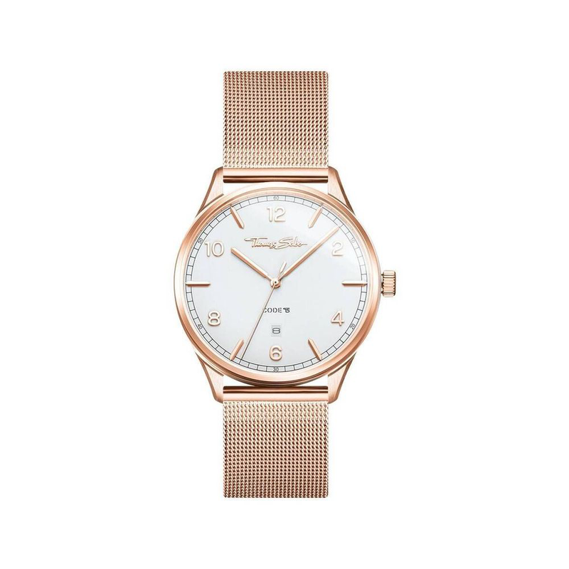 Multicolor stainless steel dress watch-null