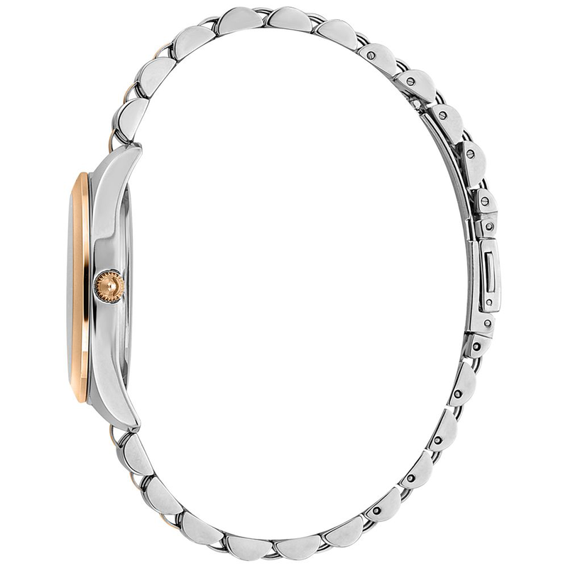 Multicolor stainless steel bracelet watch-null