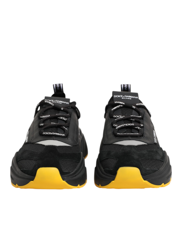 Black daymaster low top men sneakers shoes-null