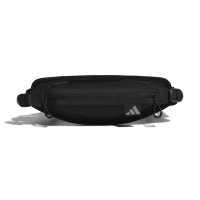 Adidas unisex running waist bag (hn8171), Black/black, medium
