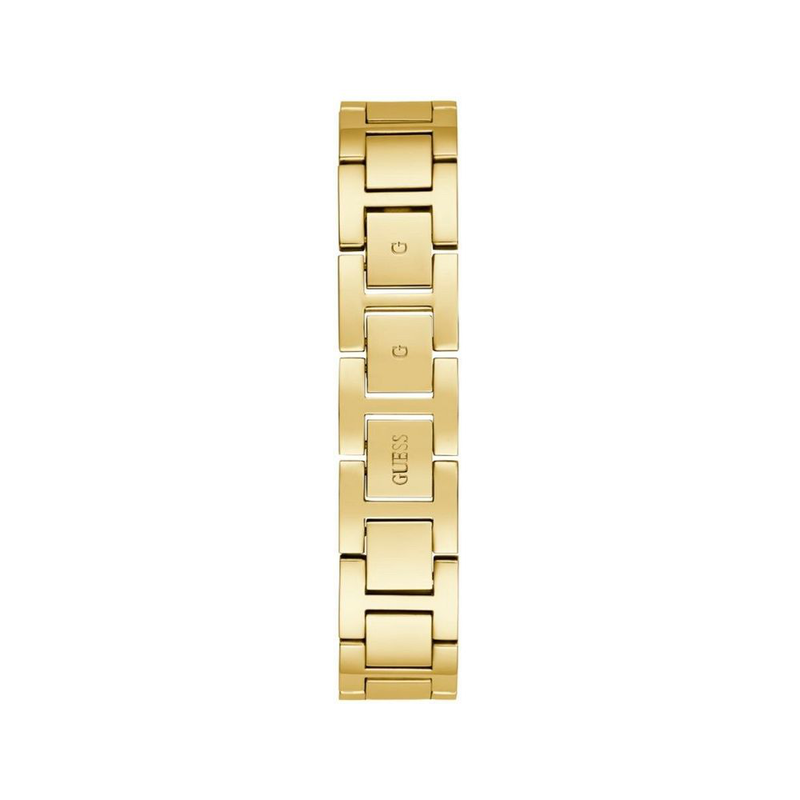 Gold stainless steel dress watch-null