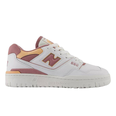 New balance 550 lifestyle sneakers, White, medium
