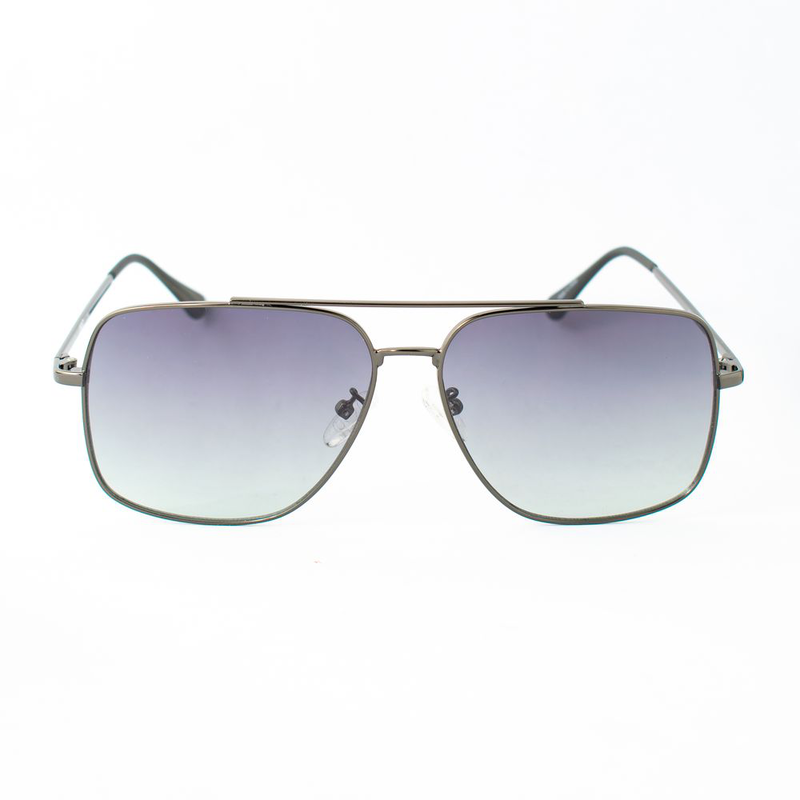 Gray metal sunglasses-null