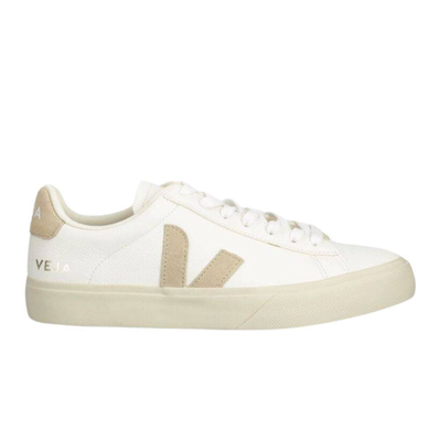 Veja campo extra leather sneakers, White / Almond, medium