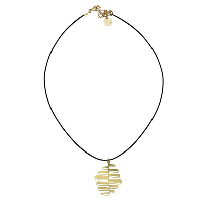 Nilo gold short pendant
