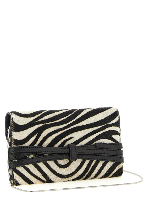 Bicolor leather cardholder-null