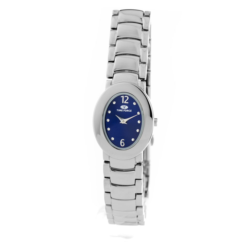 Silver stainless steel dress watch-null