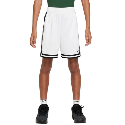 Kids Dri-FIT basketball dna short, White / Black, medium