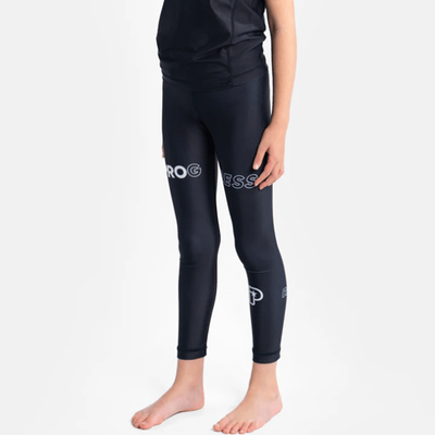 Progress kids pro spats black, , medium