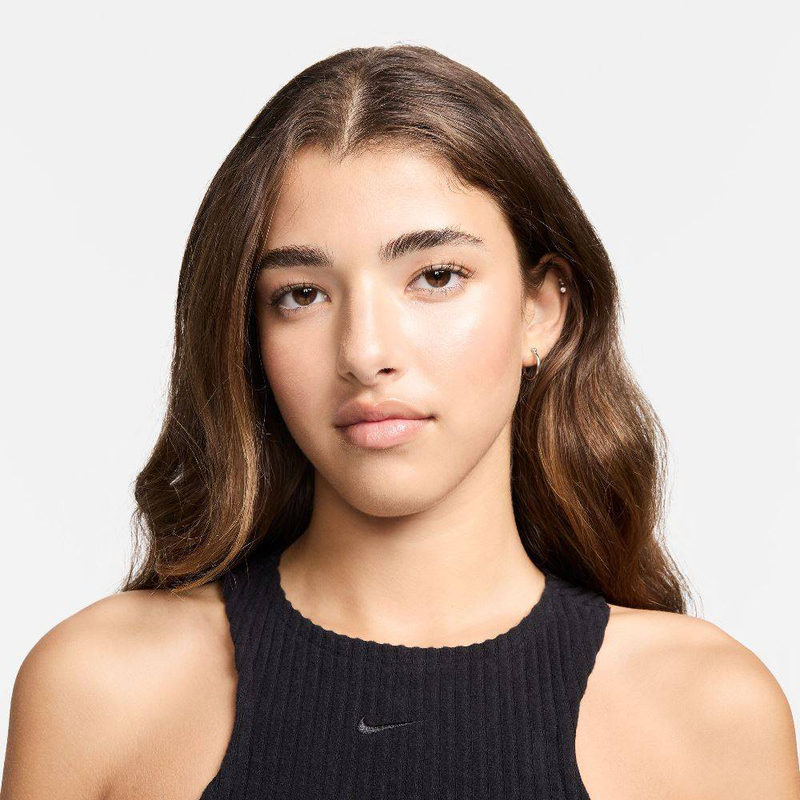 Nike nsw slim sleeveless ribbed midi dress-null