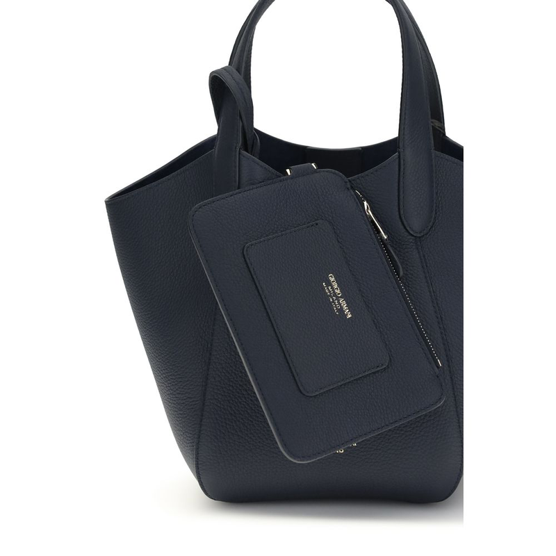 Blue calf leather bos taurus handbag-null