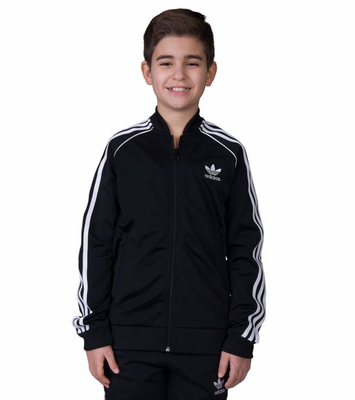 Kids superstar jacket, Black, medium