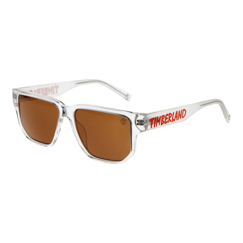 Transparent plastic sunglasses-null