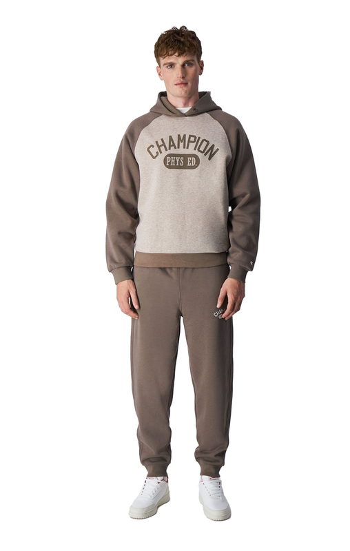 Champion men hooded sweatshirt (219169)-brown-null