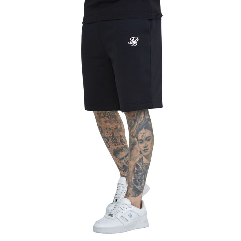 Siksilk essential fleece short black ss-24867-null