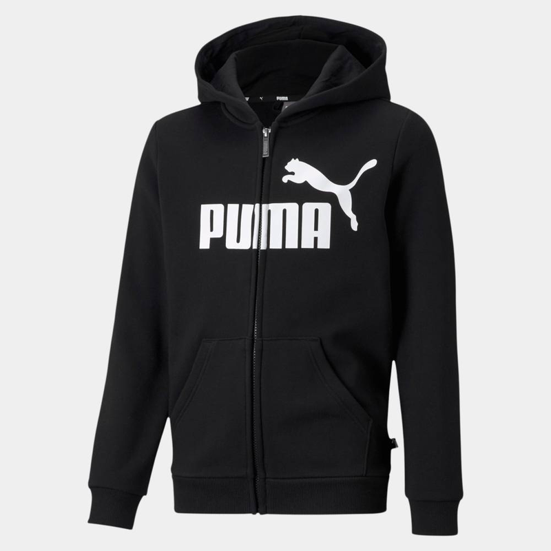 Boys essentials big logo zip hoodie image number null