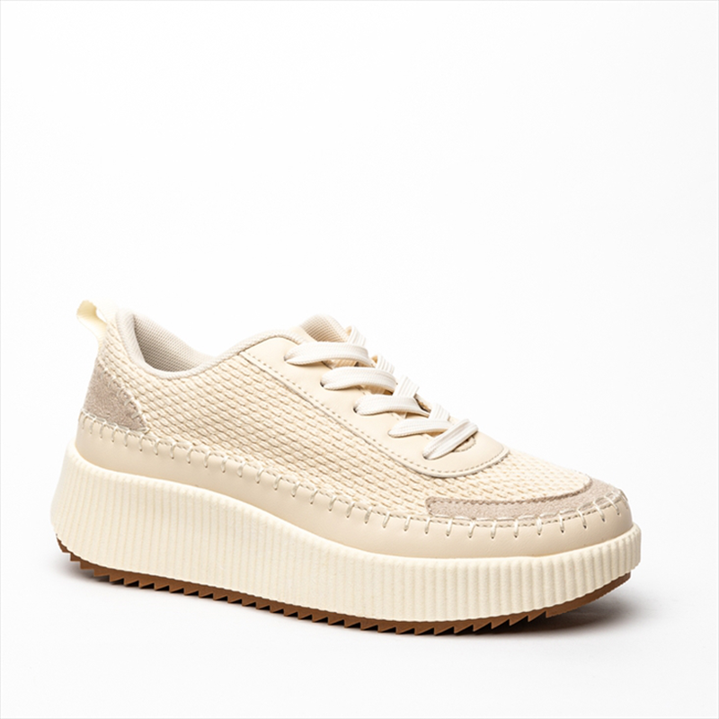 Product image: Reverse textured beige sneakers-null