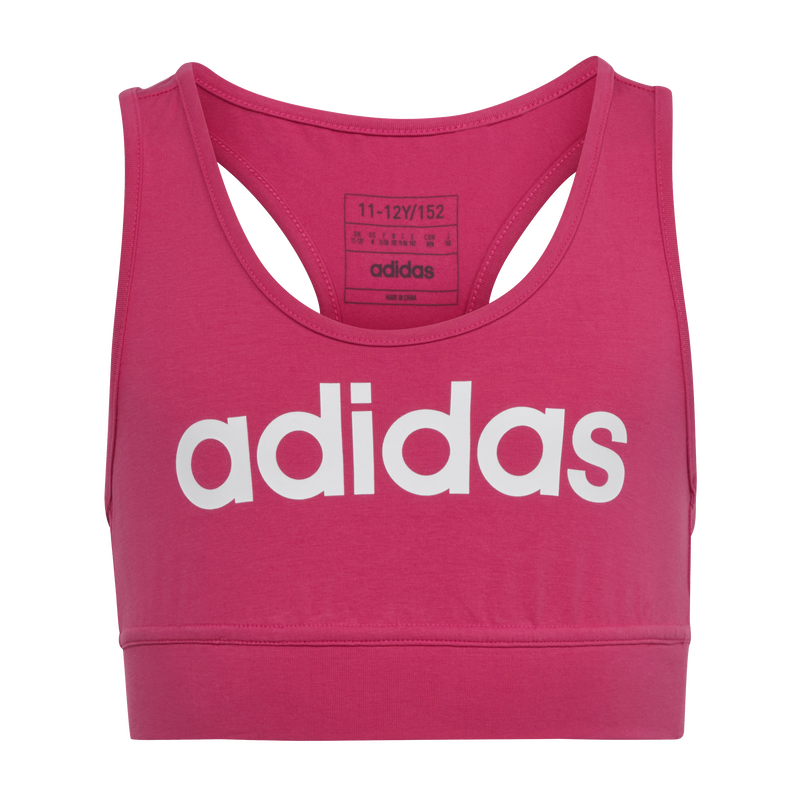 Adidas girls essentials linear logo cotton bra top (ic3157) image number null