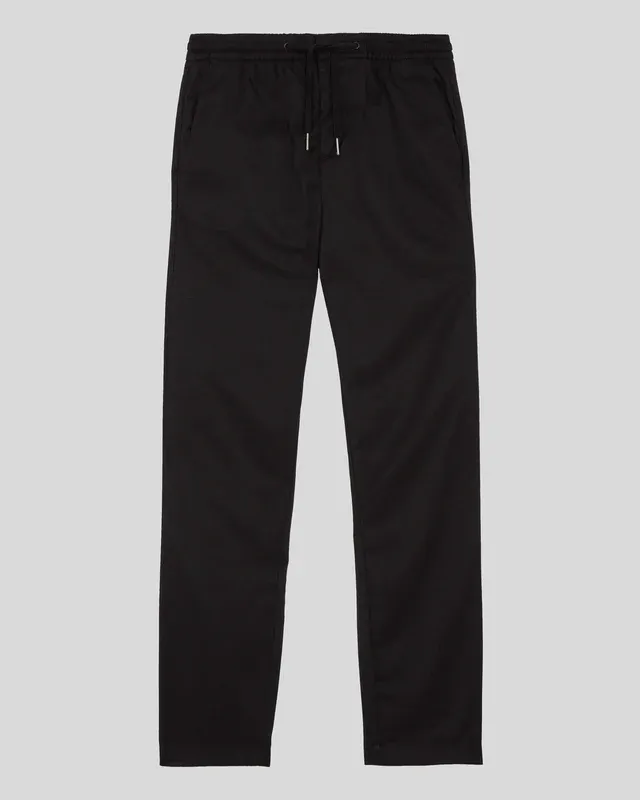 Tapered drawcord trouser z865 jet black-null