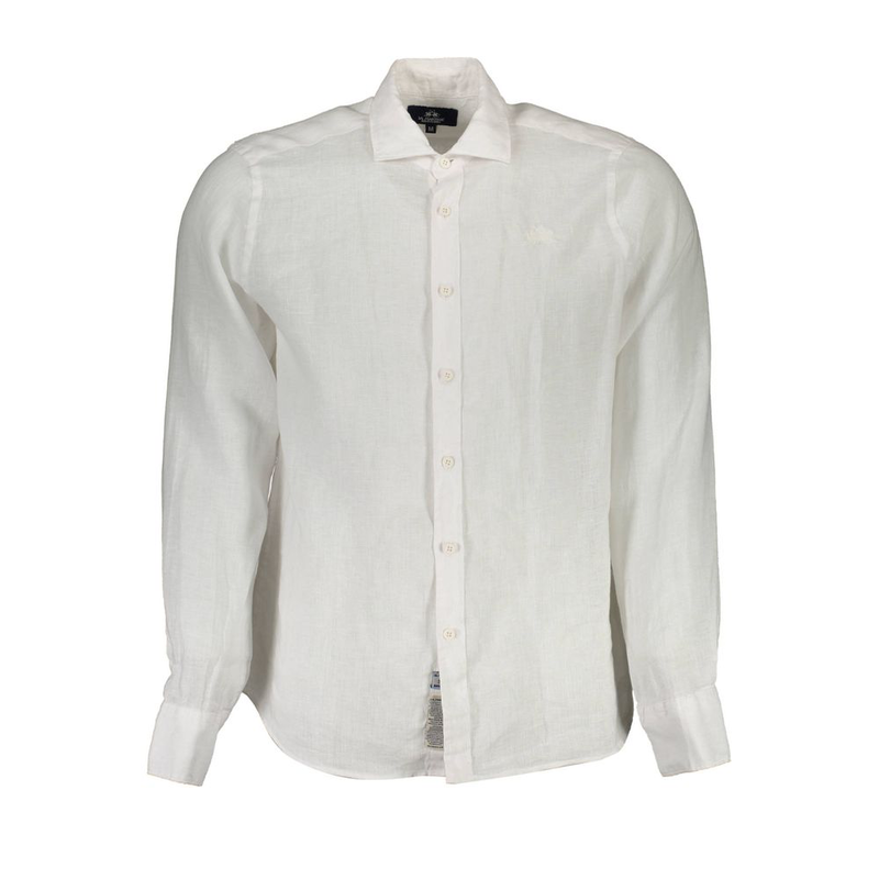 Bianco linen mens shirt-null