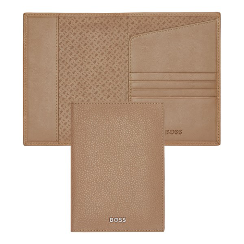 Product image: Boss passport holder classic grained camel-null