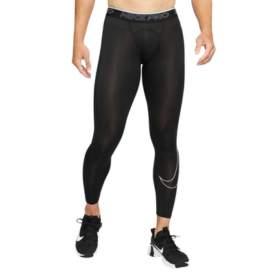 Pro Dri-FIT tight, Black / White, medium