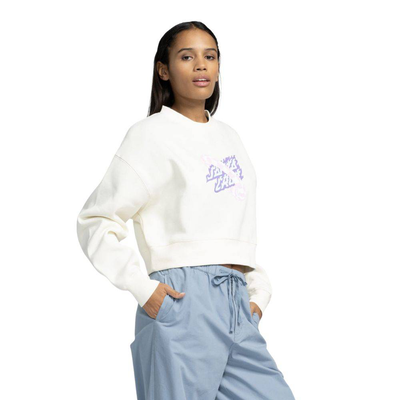 Goal flame front crew, Off White, medium