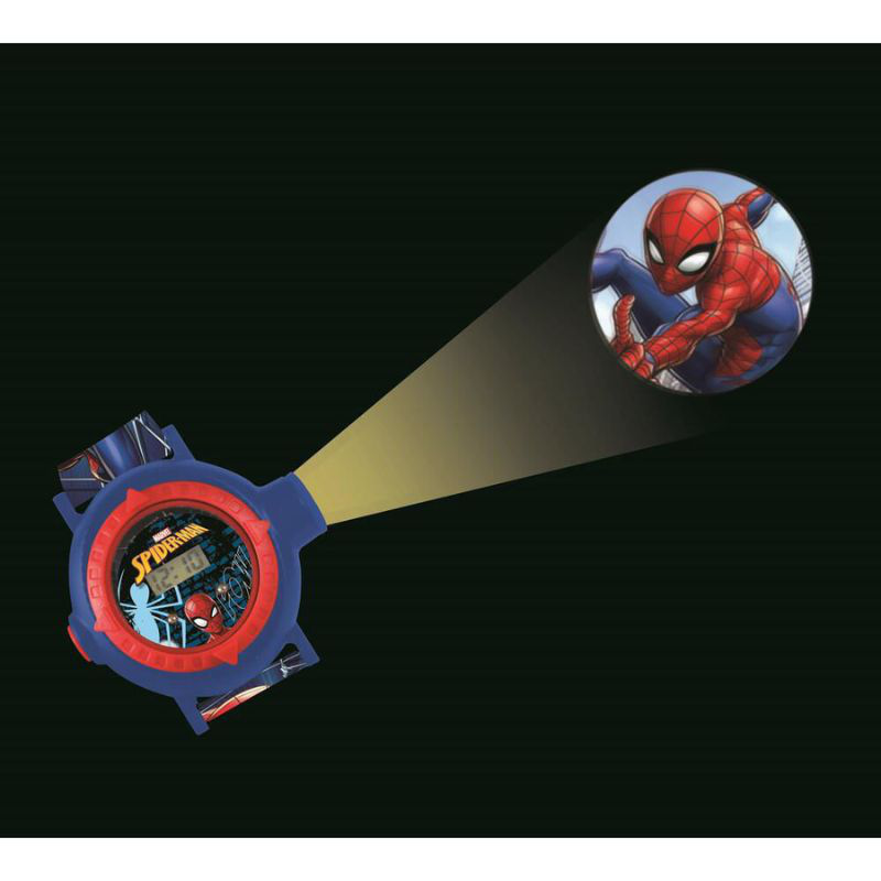 Real fun spiderman digital projection watch with 20 images dmw050sp-null